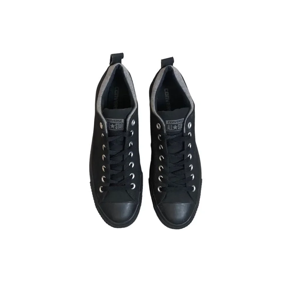 Converse Chuck Taylor All Star Street Low 131306C Black/Grey Faux Suede Sneakers